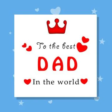 Illustration of elements of Fathers day background Stock Illustration