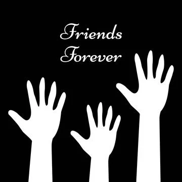 Illustration of elements of Friendship Day background Stock Illustration