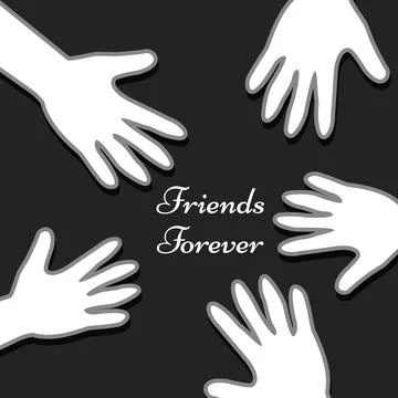 Illustration of elements of Friendship Day background Stock Illustration