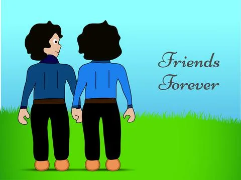 Illustration of elements of Friendship Day background Stock Illustration