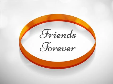 Illustration of elements of Friendship Day background Stock Illustration