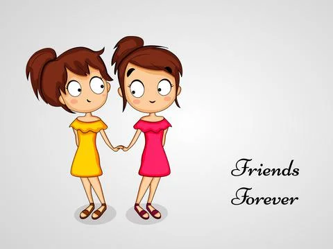 Illustration of elements of Friendship Day background Stock Illustration