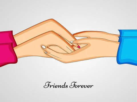 Illustration of elements of Friendship Day background Stock Illustration