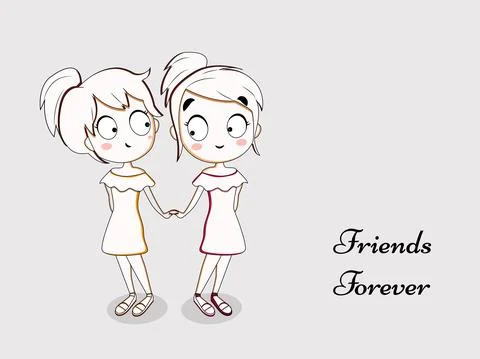 Illustration of elements of Friendship Day background Stock Illustration