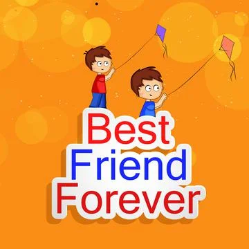 Illustration of elements of Friendship Day background Stock Illustration