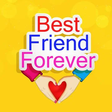 Illustration of elements of Friendship Day background Stock Illustration
