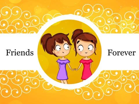 Illustration of elements of Friendship Day background イラスト素材
