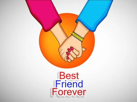 Illustration of elements of Friendship Day background Stockillustratie