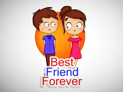 Illustration of elements of Friendship Day background Illustration