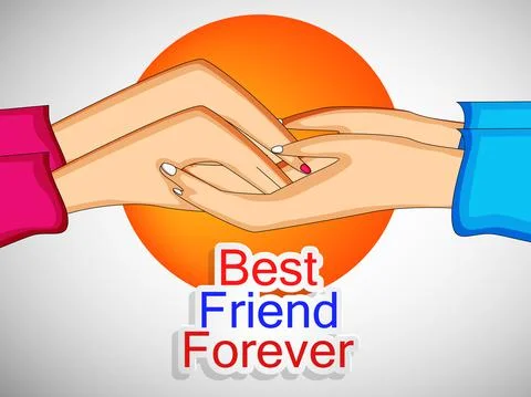 Illustration of elements of Friendship Day background イラスト素材