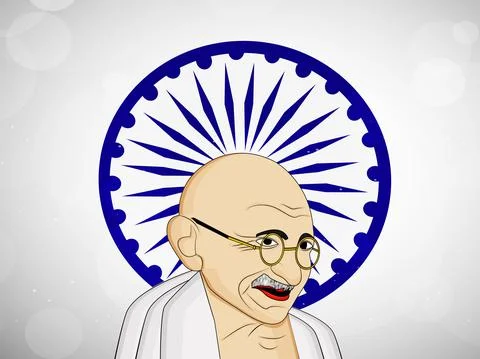 Illustration of elements of Gandhi Jayanti Background Illustration