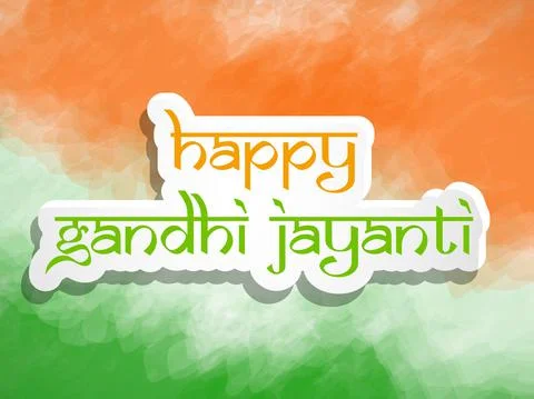 Illustration of elements of Gandhi Jayanti Background Illustrazione stock