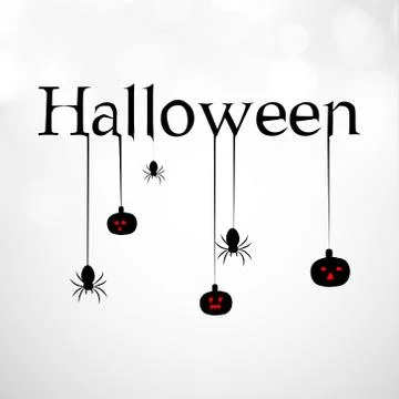 Illustration of elements of Halloween Background Stock Illustration