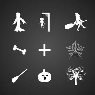 Illustration of elements of Halloween Background Illustration