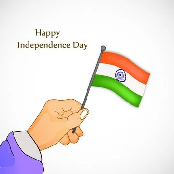 Illustration of elements of India Independence Day Background Stock Illustration
