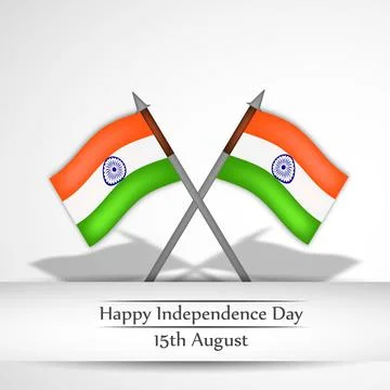 Illustration of elements of India Independence Day Background Stock Illustration