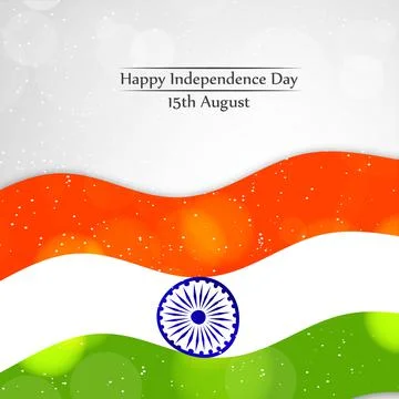 Illustration of elements of India Independence Day Background Stock Illustration