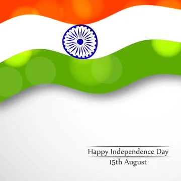 Illustration of elements of India Independence Day Background Stock Illustration