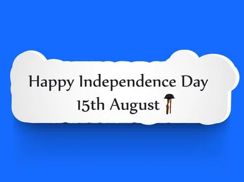 Illustration of elements of India Independence Day Background Stock Illustration