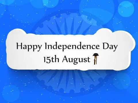 Illustration of elements of India Independence Day Background Stock Illustration
