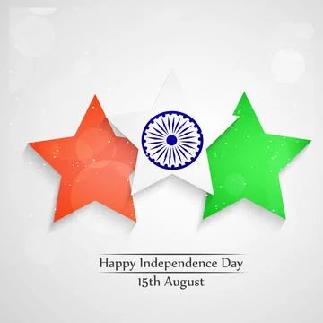 Illustration of elements of India Independence Day Background Stock Illustration