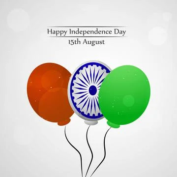 Illustration of elements of India Independence Day Background Stock Illustration