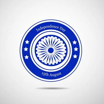 Illustration of elements of India Independence Day Background 스톡 일러스트