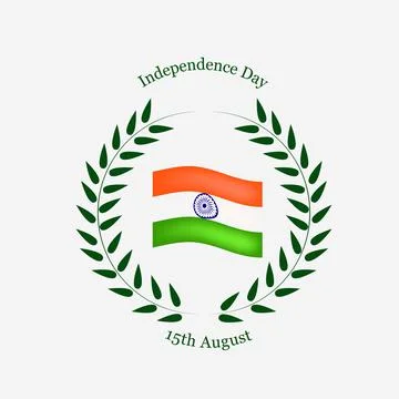 Illustration of elements of India Independence Day Background Stock Illustration