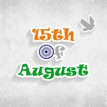 Illustration of elements of India Independence Day Background 스톡 일러스트