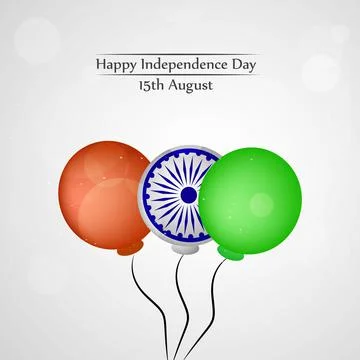 Illustration of elements of India Independence Day Background Illustrazione stock