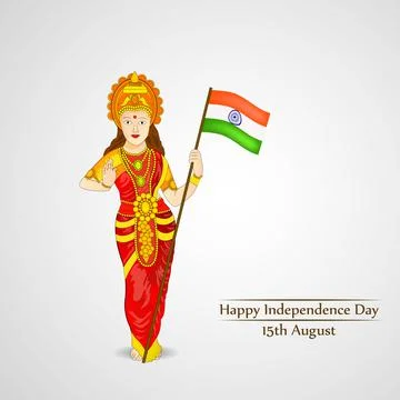 Illustration of elements of India Independence Day Background Stock Illustration