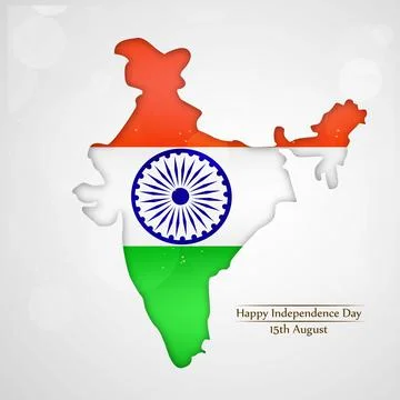 Illustration of elements of India Independence Day Background 스톡 일러스트