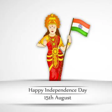 Illustration of elements of India Independence Day Background 스톡 일러스트