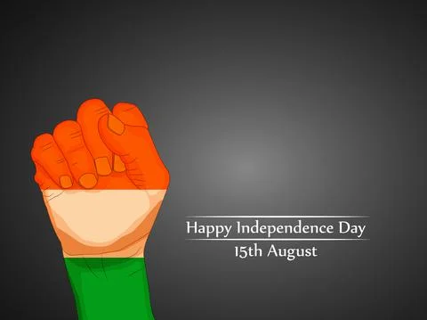 Illustration of elements of India Independence Day Background Stock Illustration