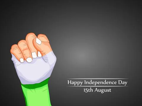 Illustration of elements of India Independence Day Background Stock Illustration