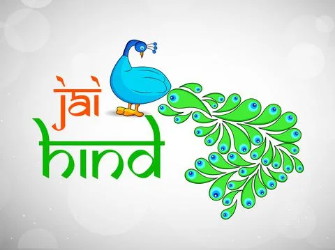 Illustration of elements of India Independence Day Background Stock Illustration