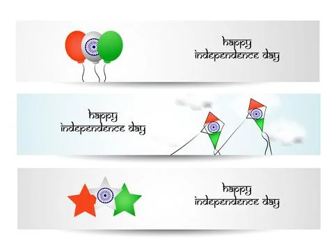 Illustration of elements of India Independence Day Background 스톡 일러스트