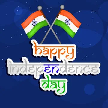 Illustration of elements of India Independence Day Background Illustrazione stock