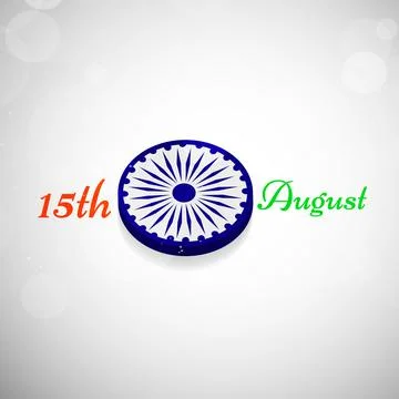 Illustration of elements of India Independence Day Background 스톡 일러스트
