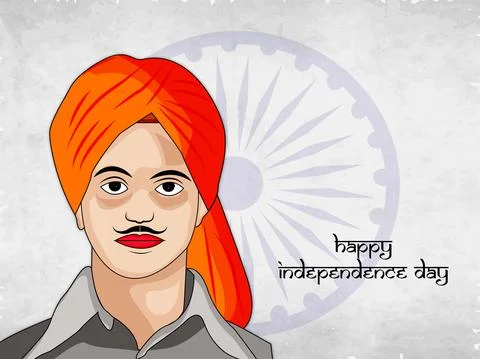 Illustration of elements of India Independence Day Background 스톡 일러스트