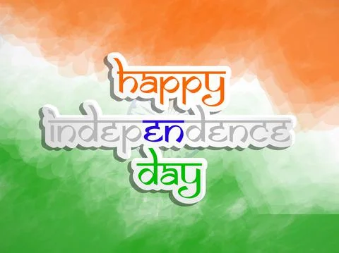 Illustration of elements of India Independence Day Background Stock Illustration