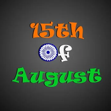 Illustration of elements of India Independence Day Background Stock Illustration