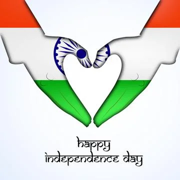 Illustration of elements of India Independence Day Background Illustrazione stock