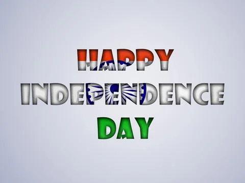 Illustration of elements of India Independence Day Background Stock Illustration