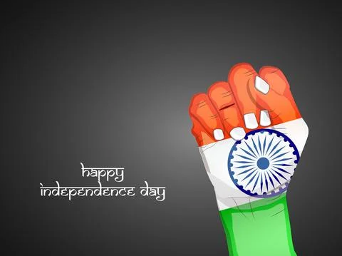Illustration of elements of India Independence Day Background 스톡 일러스트