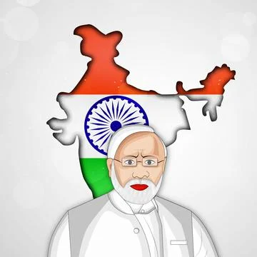 Illustration of elements of India Independence Day Background Stock Illustration