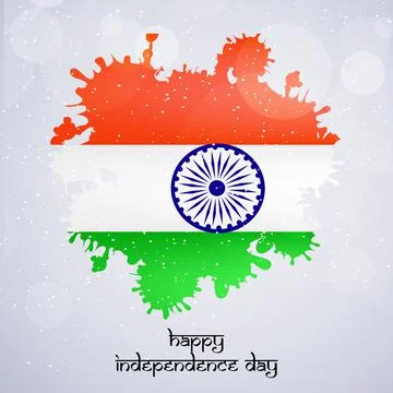 Illustration of elements of India Independence Day Background Stock Illustration