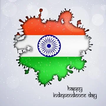Illustration of elements of India Independence Day Background Stock Illustration