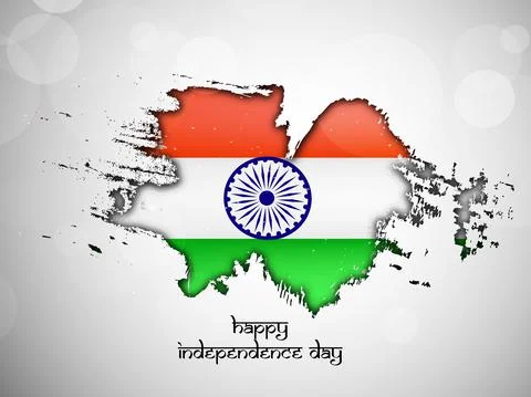 Illustration of elements of India Independence Day Background Stock Illustration