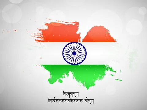 Illustration of elements of India Independence Day Background 스톡 일러스트